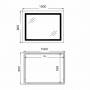 Дзеркало Qtap Cardinal (CA2) 1000х800 з LED-підсвічуванням Touch, з антизапотіванням, з димером, рег. темп. кольору (3000-6500K) SD00054579