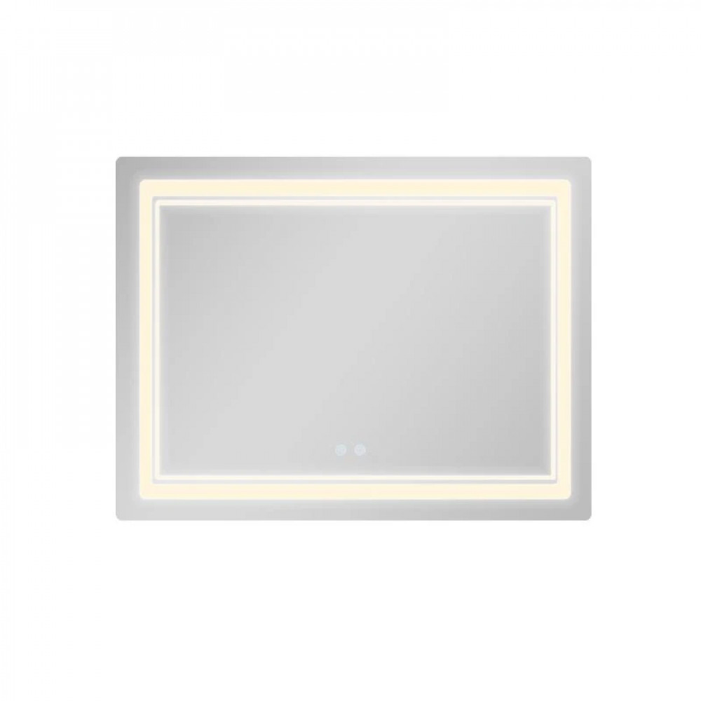 Дзеркало Qtap Cardinal (CA2) 1000х800 з LED-підсвічуванням Touch, з антизапотіванням, з димером, рег. темп. кольору (3000-6500K) SD00054579