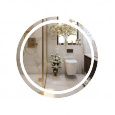 Дзеркало Qtap Mideya (MI6) R700 з LED-підсвічуванням Touch, з антизапотіванням, димером, рег. яскравості QT2078NCR7070W