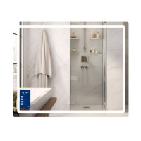 Зеркало Qtap Mideya (MI2) 900х700 с LED-подсветкой Touch, с антизапотеванием, с диммером, рег. яркости QT2078NCF9070