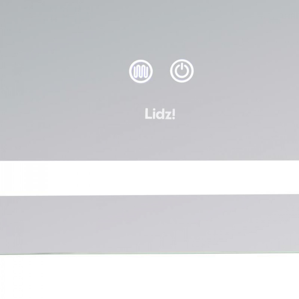 Дзеркало Lidz Kubis (KU2) 700х500 з LED-підсвічуванням Touch, з антизапотіванням, з димером, рег. яскравості LD78LF90448486 SD00054610