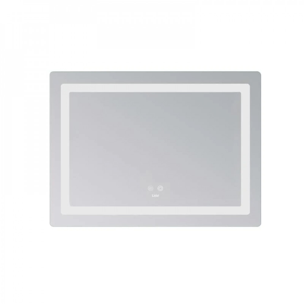 Дзеркало Lidz Kubis (KU2) 700х500 з LED-підсвічуванням Touch, з антизапотіванням, з димером, рег. яскравості LD78LF90448486 SD00054610