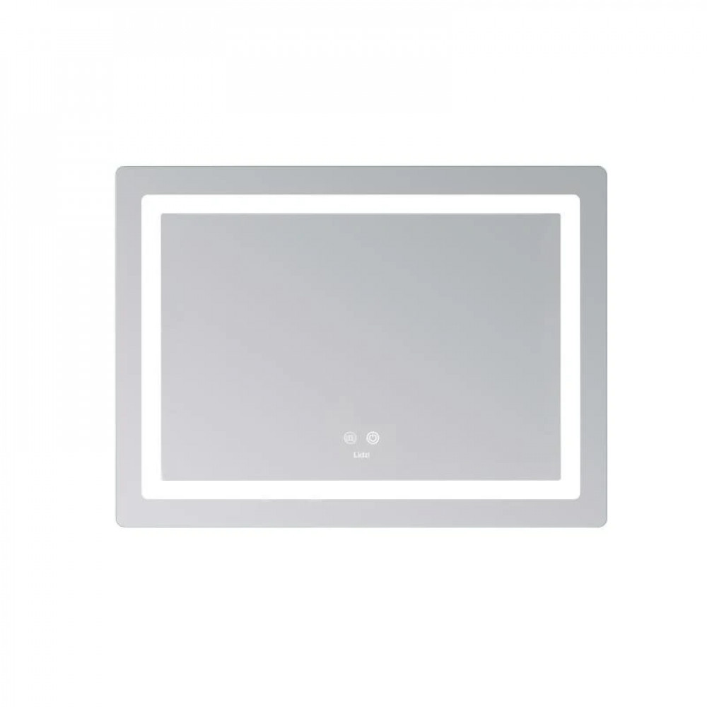 Дзеркало Lidz Kubis (KU2) 700х500 з LED-підсвічуванням Touch, з антизапотіванням, з димером, рег. яскравості LD78LF90448486 SD00054610