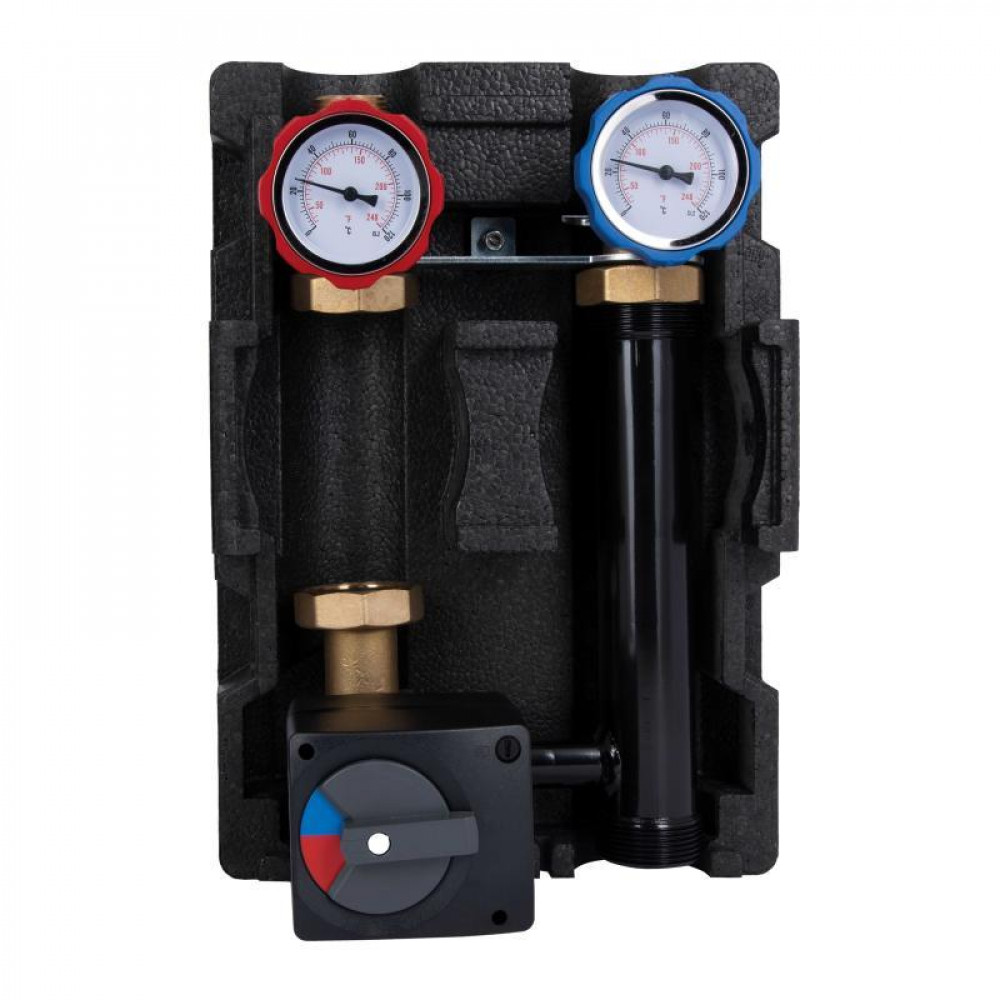 Насосна група Icma №R001 1 1/2"x1" підключення ліворуч, без насоса 93R001AFS53SC SD00054616