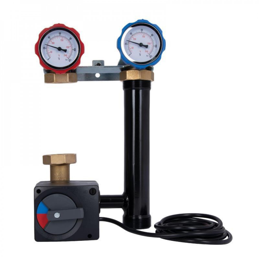 Насосна група Icma №R001 1 1/2"x1" підключення ліворуч, без насоса 93R001AFS53SC SD00054616