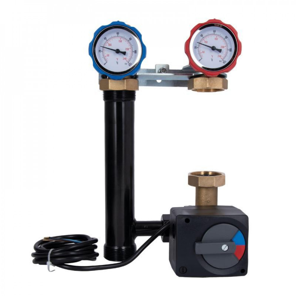 Насосна група Icma №R001 1 1/2"x1" підключення праворуч, без насоса 93R001AFD53SC SD00054617