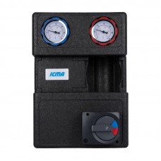 Насосна група Icma №R001 1 1/2"x1" підключення праворуч, без насоса 93R001AFD53SC