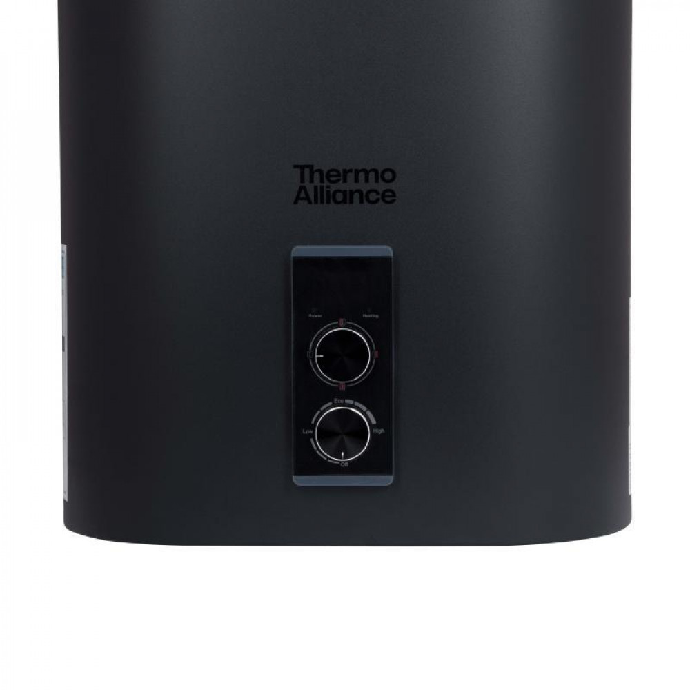 Водонагрівач електричний Thermo Alliance 80 л Black, плоский вертикальний, мокрий ТЕН 2 кВт (0,8+1,2) DT80V20G(PD)/2В SD00054753