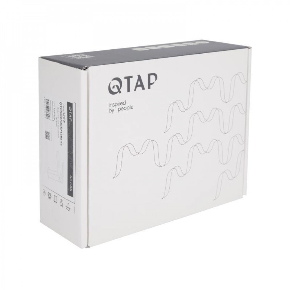 Змішувач для раковини низький Qtap Crow QTCRO270CRM48644 Chrome SD00054768