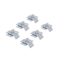 Комплект кріплень для мийки під стільницю Chrome Lidz LIDZ033CRM48683 металевий