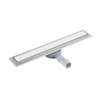 Трап із нержавіючої сталі Qtap Scorpio Tile900 лінійний під плитку (поворотний сифон/сухий затвор)