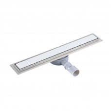 Трап із нержавіючої сталі Qtap Scorpio Tile900 лінійний під плитку (поворотний сифон/сухий затвор)