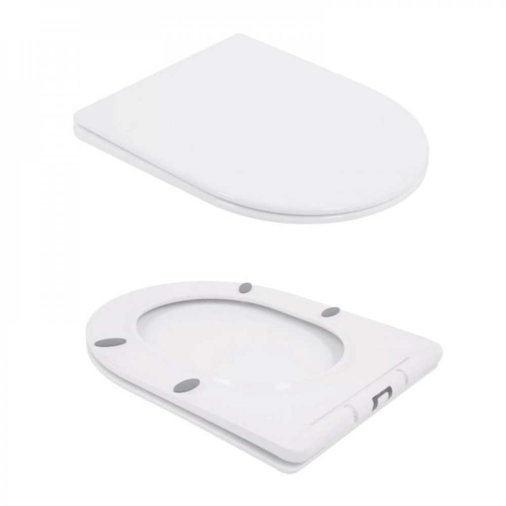 Унітаз підлоговий Qtap Swan Eco Ultra Quiet з сидінням Soft-close 640x360x835 мм QTSWA27W48748 White SD00054872