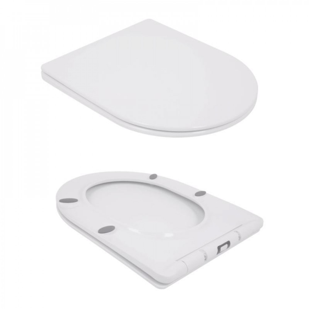 Унітаз підлоговий Qtap Jay Eco Ultra Quiet з сидінням Soft-close 640x360x835 мм QTJAY27W48749 White SD00054873