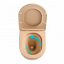 Унітаз підвісний Qtap Robin Ultra Quiet 520×365×340 мм, Beige, з сидінням Slim Duroplast / Soft-close / Quick Release SD00055121