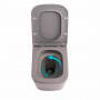 Унітаз підвісний Qtap Tern Ultra Quiet 520×345×325 мм, Stone grey, з сидінням Slim Duroplast / Soft-close / Quick Release SD00055124