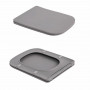 Унітаз підвісний Qtap Tern Ultra Quiet 520×345×325 мм, Stone grey, з сидінням Slim Duroplast / Soft-close / Quick Release SD00055124