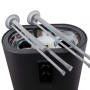 Водонагрівач електричний Thermo Alliance 80 л, Grey, плоский вертикальний, сухий ТЕН 2 кВт (0,8+1,2) DT80V20GPDD2G SD00055142
