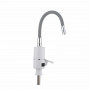 Проточний кран-водонагрівач з гнучким виливом для кухні Lidz Warm 065 LDWAR065GRE49096 White/Grey SD00055220