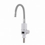 Проточний кран-водонагрівач з гнучким виливом для кухні Lidz Warm 065 LDWAR065GRE49096 White/Grey SD00055220