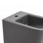 Комплект Qtap Tern Anthracite 3 в 1: підвісний унітаз Ultra Quiet + біде підвісне + раковина накладна QTROBAN49157 SD00055285