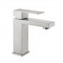 Змішувач для раковини низький Lidz Helix 001F (k35) LDHEL001FNKS49178 Nickel SD00055302