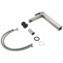 Змішувач для раковини високий Lidz Helix 001FH (k35) LDHEL001FHNKS49179 Nickel SD00055303