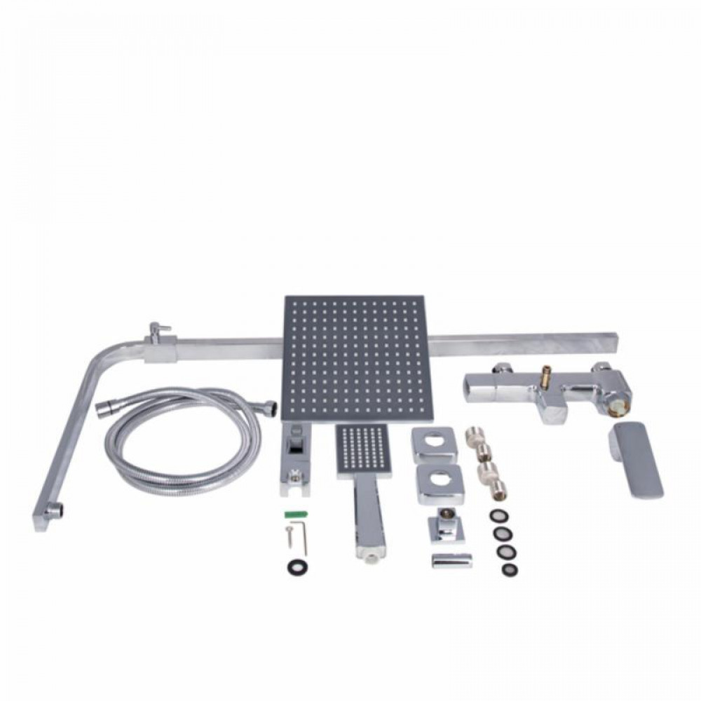 Душова система універсальна Qtap Sloup на три споживача (з виливом) QTSLO53103KNC49198 Chrome SD00055322