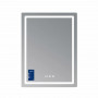 Дзеркало Qtap Mideya (MI2) 600х800 з годинником, з LED-підсвічуванням Touch, з антизапотіванням, димером, рег. яскравості SD00055391