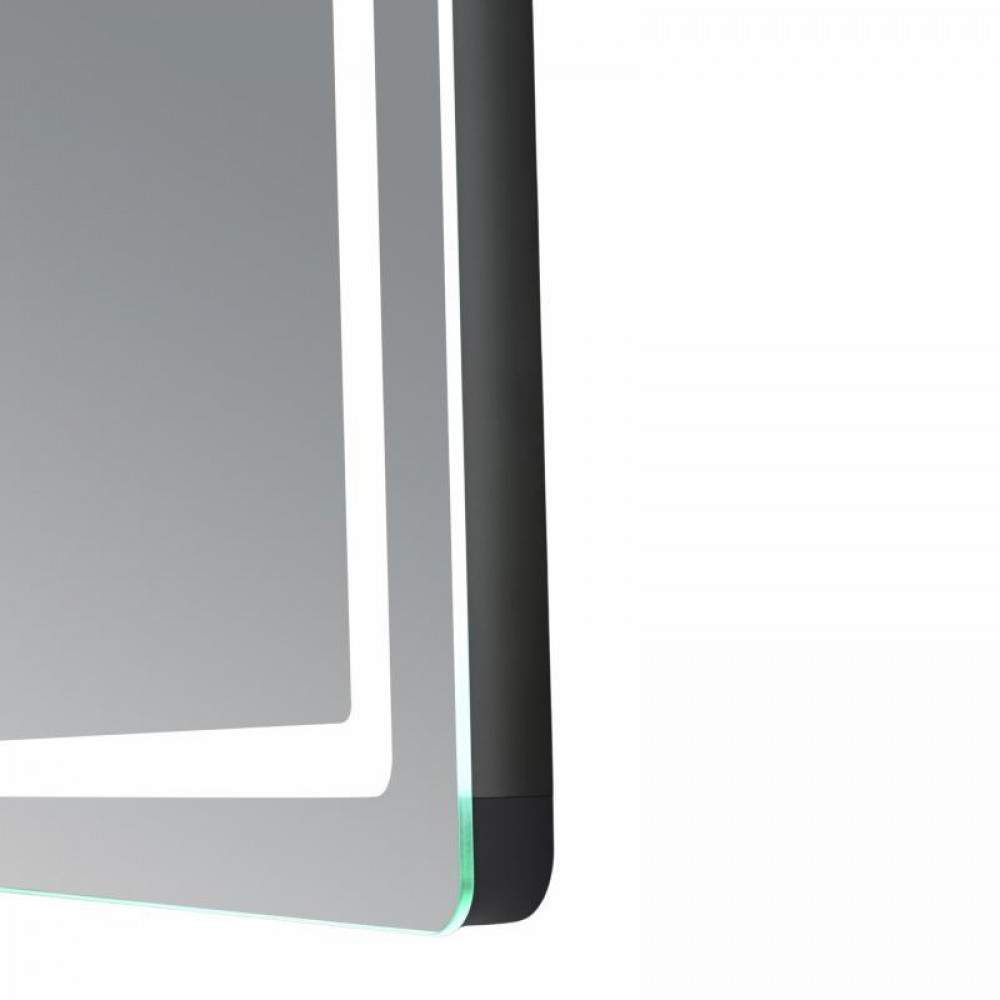 Дзеркало Qtap Mideya (MI2) 600х800 з годинником, з LED-підсвічуванням Touch, з антизапотіванням, димером, рег. яскравості SD00055391