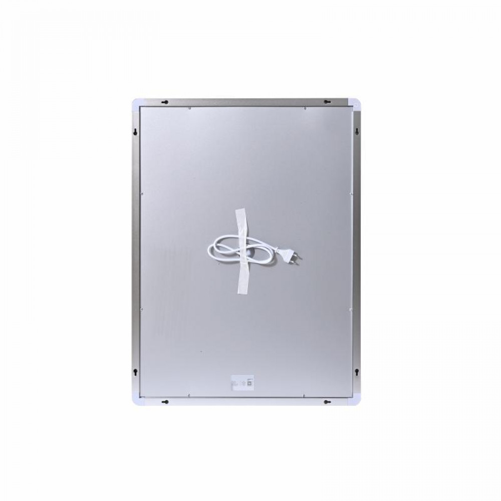 Дзеркало Qtap Mideya (MI2) 600х800 з годинником, з LED-підсвічуванням Touch, з антизапотіванням, димером, рег. яскравості SD00055391