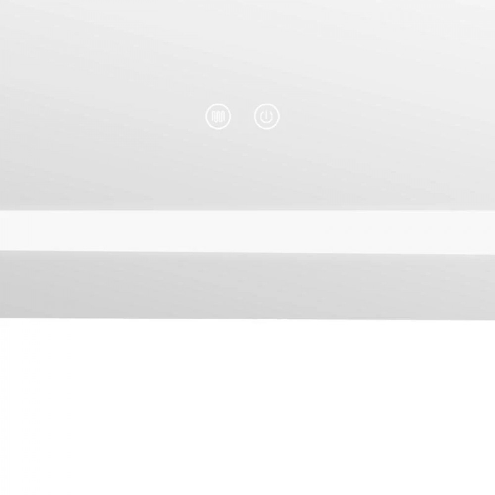 Дзеркало Lidz Kubis (KU2) 700х600 з LED-підсвічуванням Touch, з антизапотіванням, з димером, рег. яскравості LDKU60070049286 SD00055410