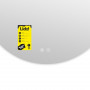 Дзеркало Lidz Astra R800 з LED-підсвічуванням Touch, з антизапотіванням, з димером, рег. яскравості LDASR80049290 SD00055414
