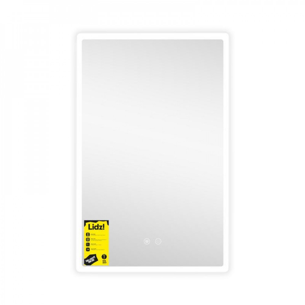 Зеркало Lidz Orion (OR2) 500х800 с LED-подсветкой Touch, с антизапотеванием, с диммером, рег. яркости LDOR50080049291 SD00055415