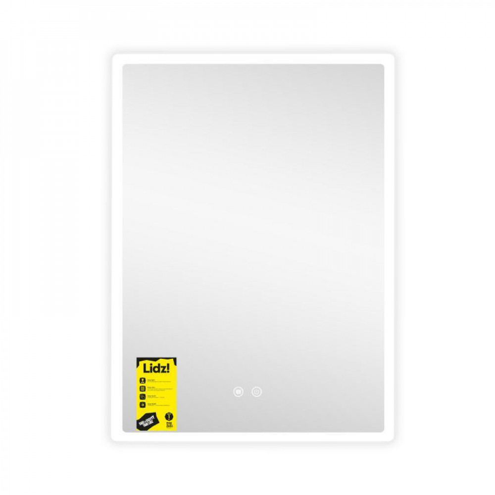 Зеркало Lidz Orion (OR2) 600х800 с LED-подсветкой Touch, с антизапотеванием, с диммером, рег. яркости LDOR60080049292 SD00055416