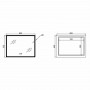 Зеркало Lidz Orion (OR2) 800х600 с LED-подсветкой Touch, с антизапотеванием, с диммером, рег. яркости LDOR80060049294 SD00055418