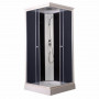 Душовий бокс Lidz Kubis SB90x90.SAT.LOW.GR, скло тоноване 4 мм SD00055514