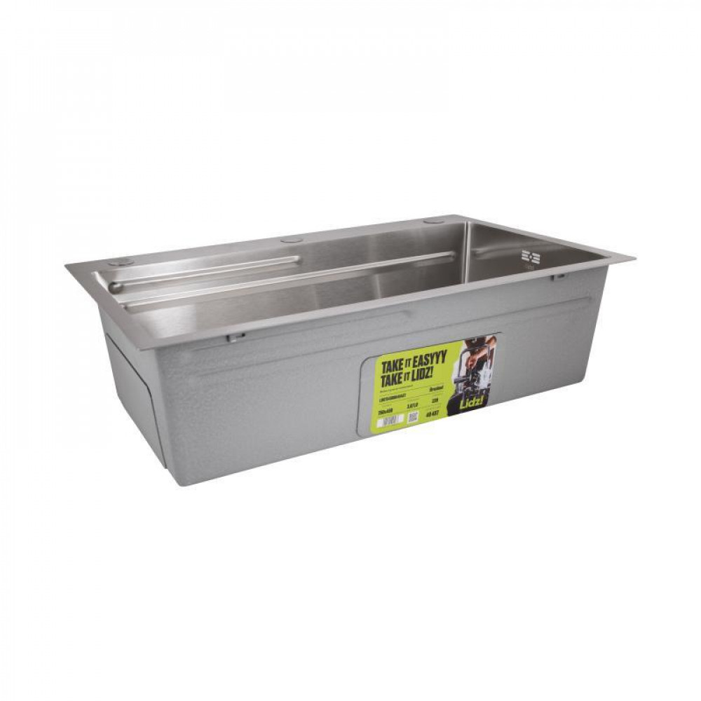 Мийка для кухні інтегрована Lidz Handmade H7545 Brushed Steel 3,0/1,0 мм LDH7545BRU49457 SD00055581