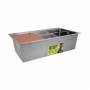 Мийка для кухні інтегрована Lidz Handmade H7545 Brushed Steel 3,0/1,0 мм LDH7545BRU49457 SD00055581