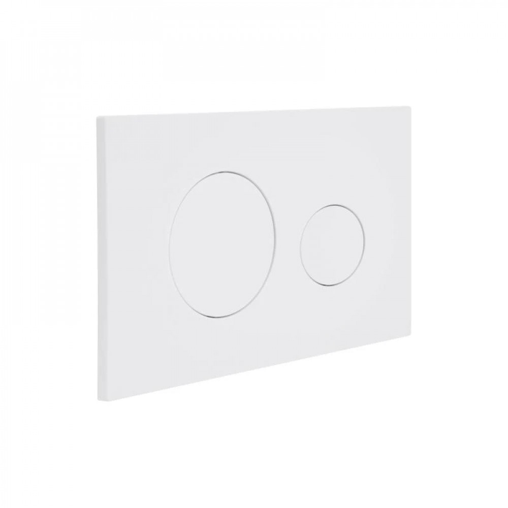Клавіша змиву Qtap Standard 152x236x28 мм, White, кругла QTSTD164W49468 SD00055592