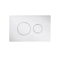 Клавиша смыва Qtap Standard 152x236x28 мм, Chrome, круглая QTSTD164CRM49469
