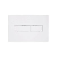 Клавіша змиву Qtap Standard 152x236x28 мм, White, лінійна QTSTD164W49471