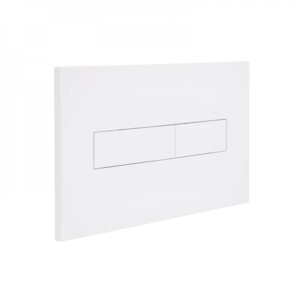 Клавіша змиву Qtap Standard 152x236x28 мм, White, лінійна QTSTD164W49471 SD00055595