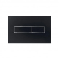 Клавіша змиву Qtap Standard 152x236x28 мм, Matt Black, лінійна QTSTD164BLM49473