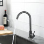 Змішувач для кухні Lidz Aria 015F (k35) LDARI015FGRP49559 Graphite SD00055683