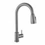 Смеситель для кухни Lidz Aria 015FL (k35) с выдвижным изливом LDARI015FLGRP49560 Graphite SD00055684