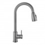 Смеситель для кухни Lidz Aria 015FL (k35) с выдвижным изливом LDARI015FLGRP49560 Graphite SD00055684