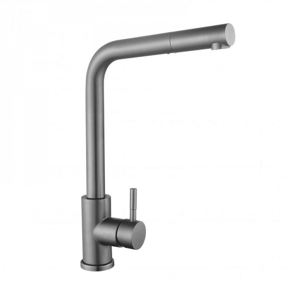 Смеситель для кухни Lidz Aria 015FL1 (k35) с выдвижным изливом LDARI015FL1GRP49561 Graphite SD00055685