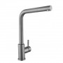 Смеситель для кухни Lidz Aria 015FL1 (k35) с выдвижным изливом LDARI015FL1GRP49561 Graphite SD00055685