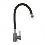 Змішувач для кухні Lidz Aria 015F3 (k35) з гнучким виливом LDARI015F3BGRP49564 Graphite/Black SD00055688